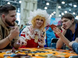 Много гостей на маленьком Игрокон Lite — как прошёл зимний фестиваль настольных игр в Москве - изображение 1