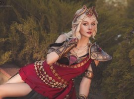 Косплеер показала очаровательную Геру из игры Smite - изображение 1