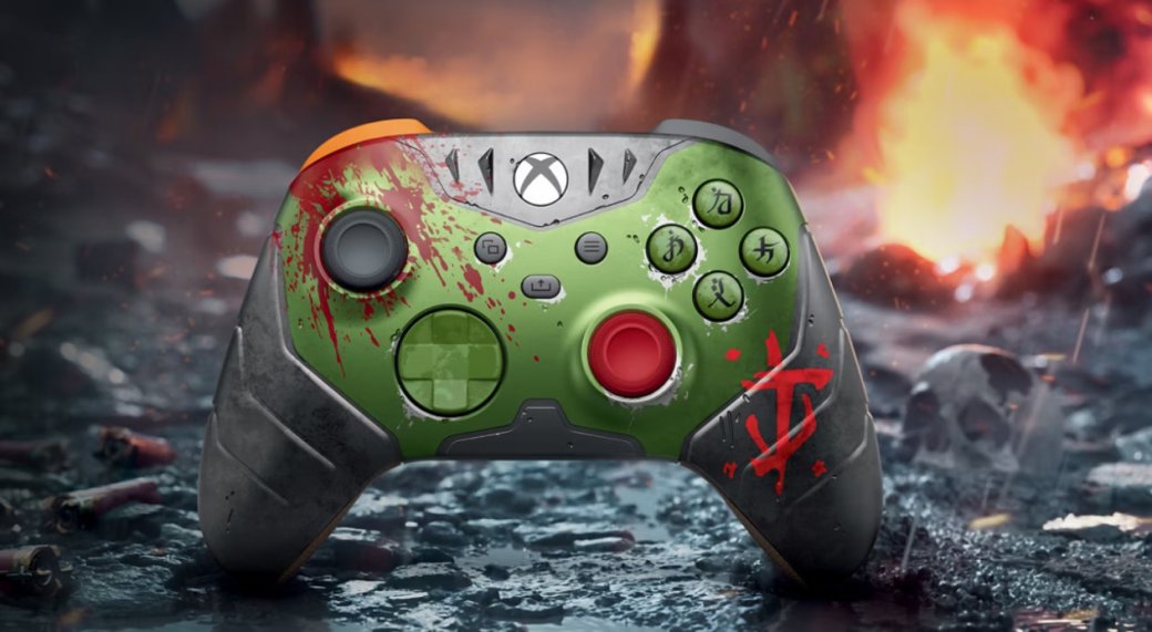 Галерея Microsoft представила аксессуары для Xbox в стиле DOOM: The Dark Ages - 2 фото