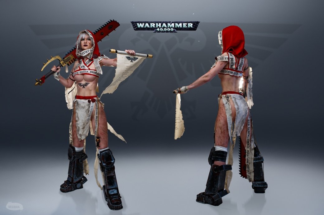 Галерея Косплеер показала потрясающую Сестру-репентию из Warhammer 40k - 4 фото