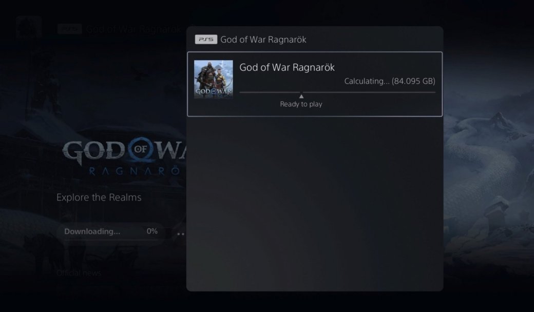 Галерея God of War: Ragnarok уже можно предзагрузить на PS4 и PS5 - 3 фото