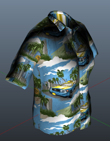 Галерея Пользователи заметили рисунок с Вайс-Сити из GTA VI на рубашке в GTA Online - 2 фото