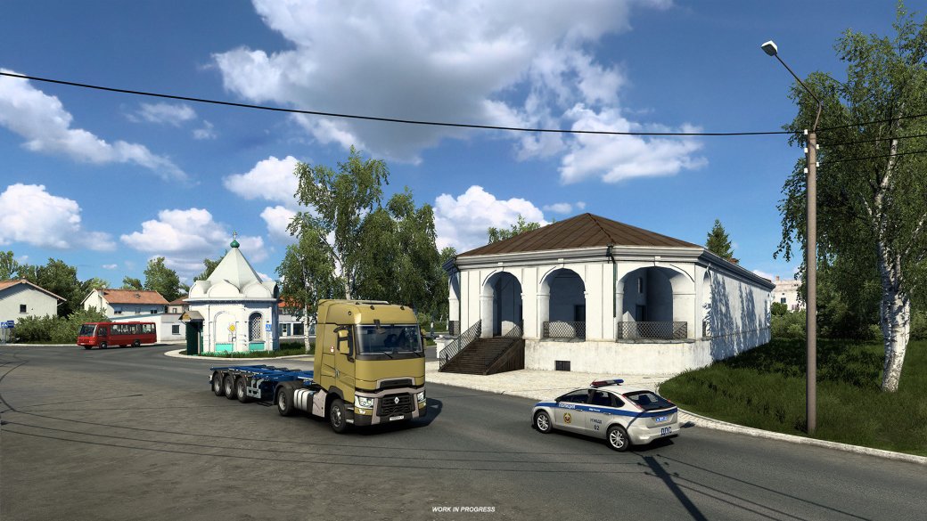 Галерея Родные просторы на свежих скриншотах «Сердца России» — DLC для Euro Truck Simulator 2 - 7 фото