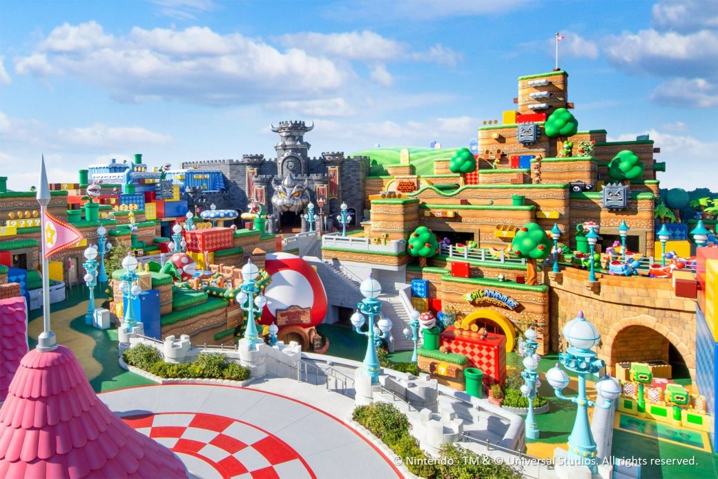 Галерея Тематический парк Super Nintendo World откроет свои двери 4 февраля - 4 фото