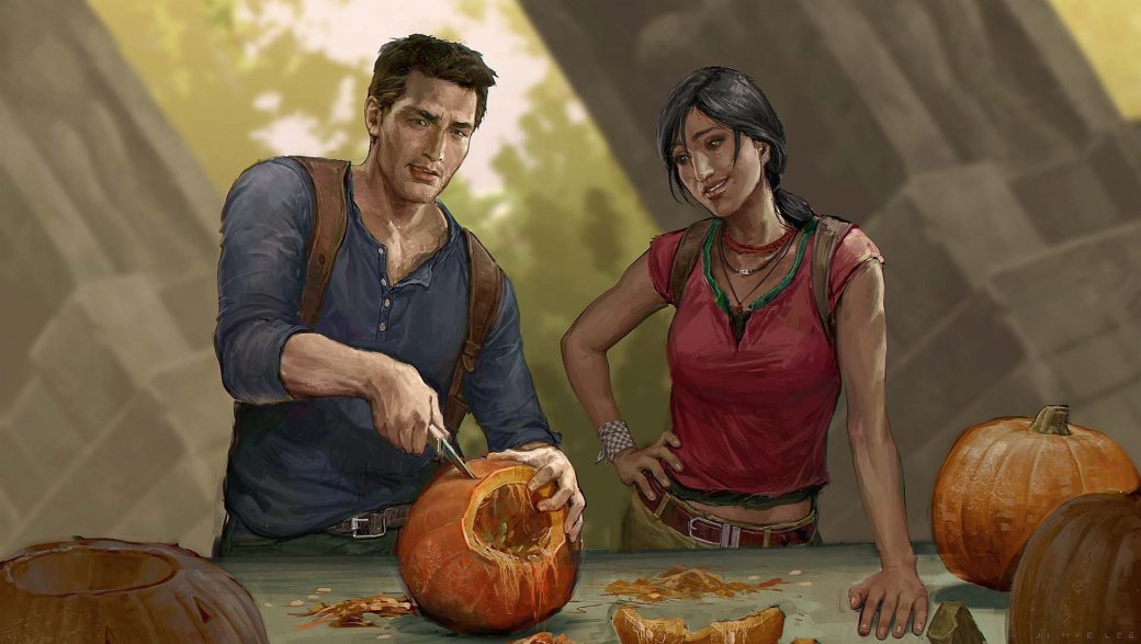 Галерея Naughty Dog, Bethesda и другие разработчики поздравили геймеров с Хэллоуином - 4 фото