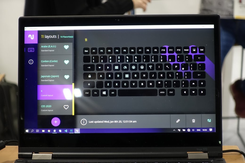 Галерея Nemeio показала настраиваемую клавиатуру с E-Ink экранами в кнопках - 4 фото