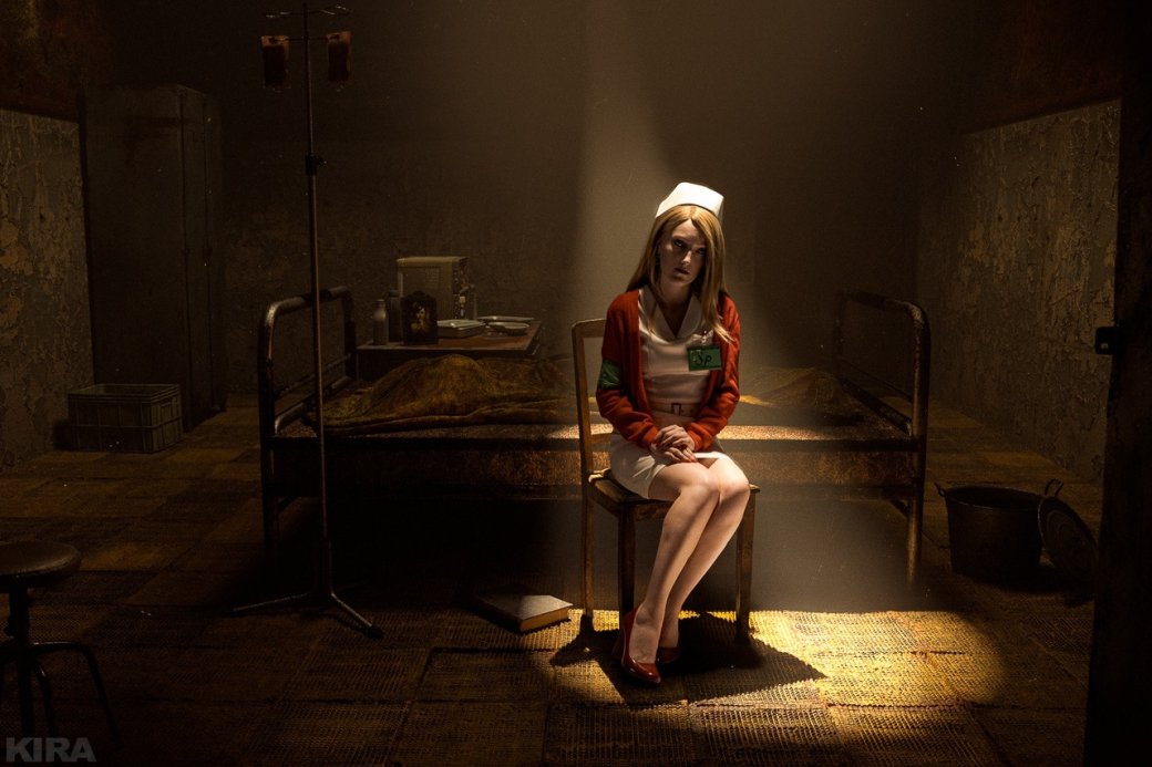 Галерея Косплеер показала образ призрачной медсестры Лизы Гарланд из Silent Hill - 7 фото