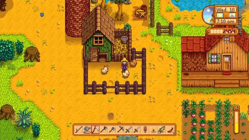 Автор Stardew Valley придумал шуточное объяснение новому багу с исчезновением куриц - изображение 1