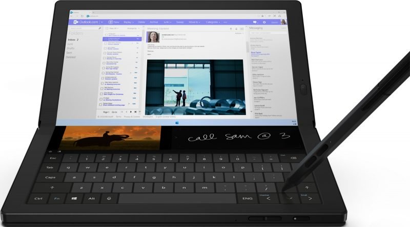 Галерея Lenovo ThinkPad X1 Fold — представлен первый с мире ноутбук с гибким экраном - 4 фото