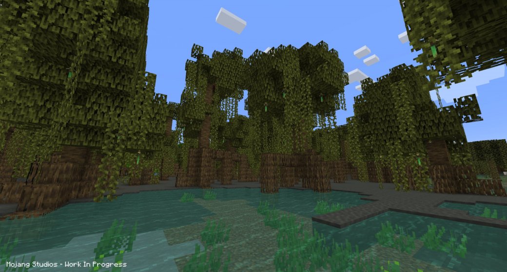 Галерея Создатели Minecraft показали мангровый биом, игроки им недовольны - 3 фото