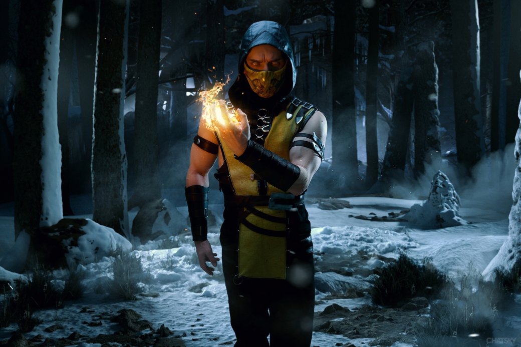 Галерея Косплеер показал опасного Скорпиона из файтинга Mortal Kombat - 4 фото