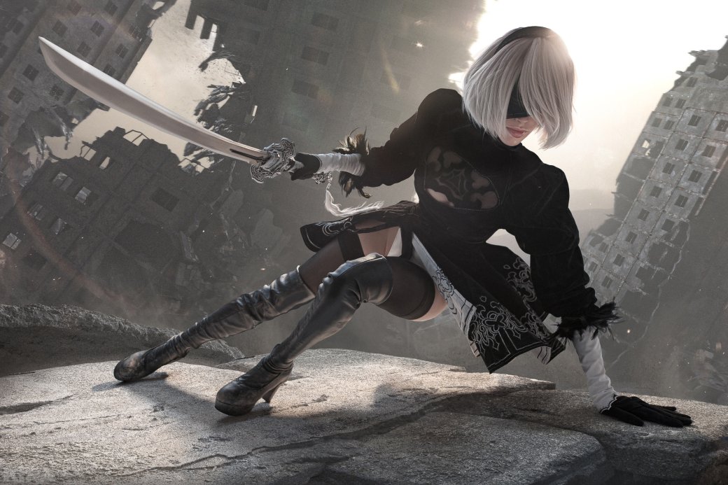 Галерея Косплеер показала хорошенькую 2B из Nier: Automata - 5 фото