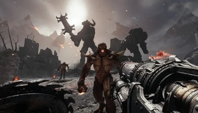 Геймдиректор DOOM: The Dark Ages ответил на обвинения в казуальности из-за «ползунков» - изображение 1