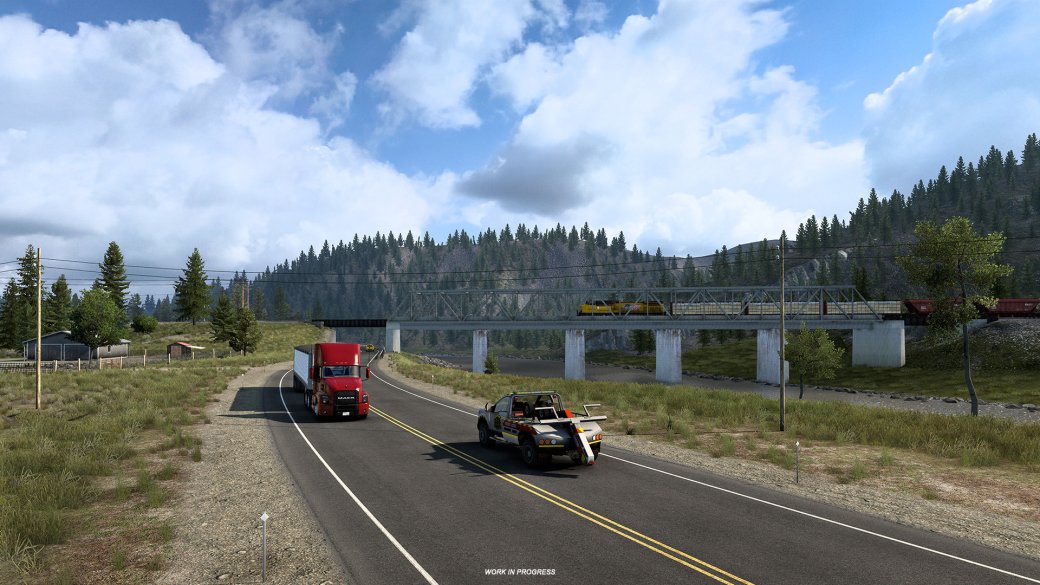 Галерея Создатели American Truck Simulator представили новые кадры дополнения про Монтану - 10 фото