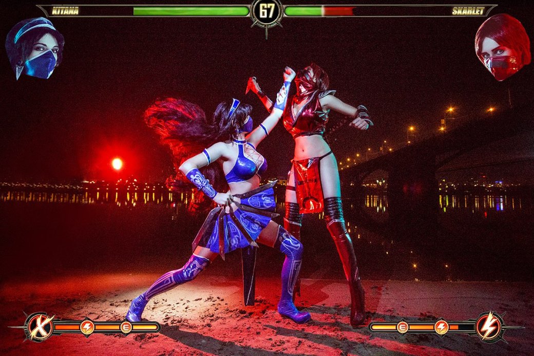 Галерея Россиянки сделали кровавый косплей на Китану и Скарлет из Mortal Kombat - 5 фото