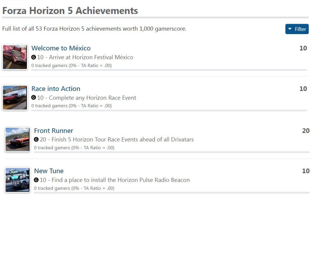 Галерея Авторы Forza Horizon 5 раскрыли список достижений — игра получилась масштабной - 8 фото