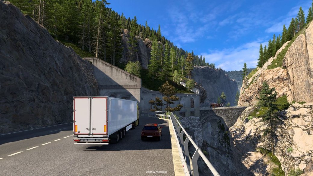 Галерея Авторы Euro Truck Simulator 2 показали обновлённую Швейцарию - 5 фото