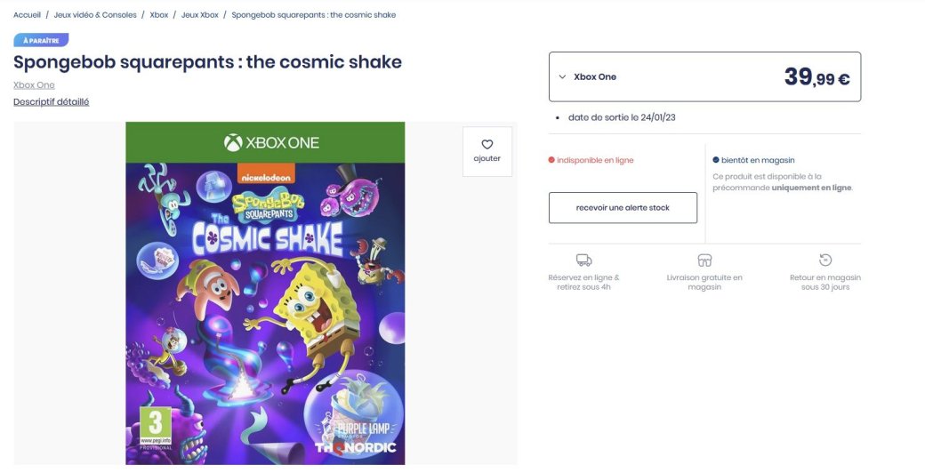 Галерея Утекли возможные даты релизов SpongeBob SquarePants: The Cosmic Shake и Outcast 2 - 2 фото