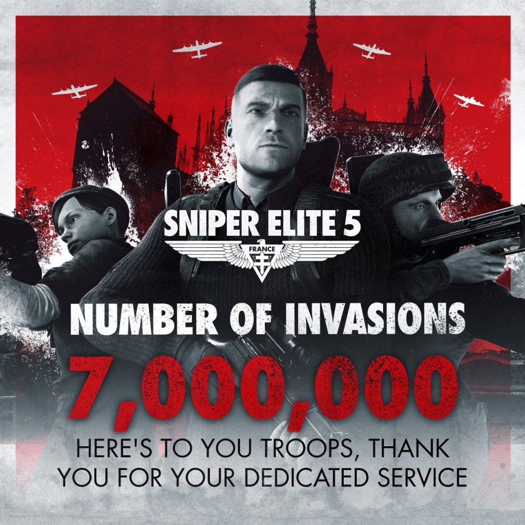 Галерея «Гитлера убили 542 тысячи раз»: авторы Sniper Elite 5 поделились статистикой - 3 фото