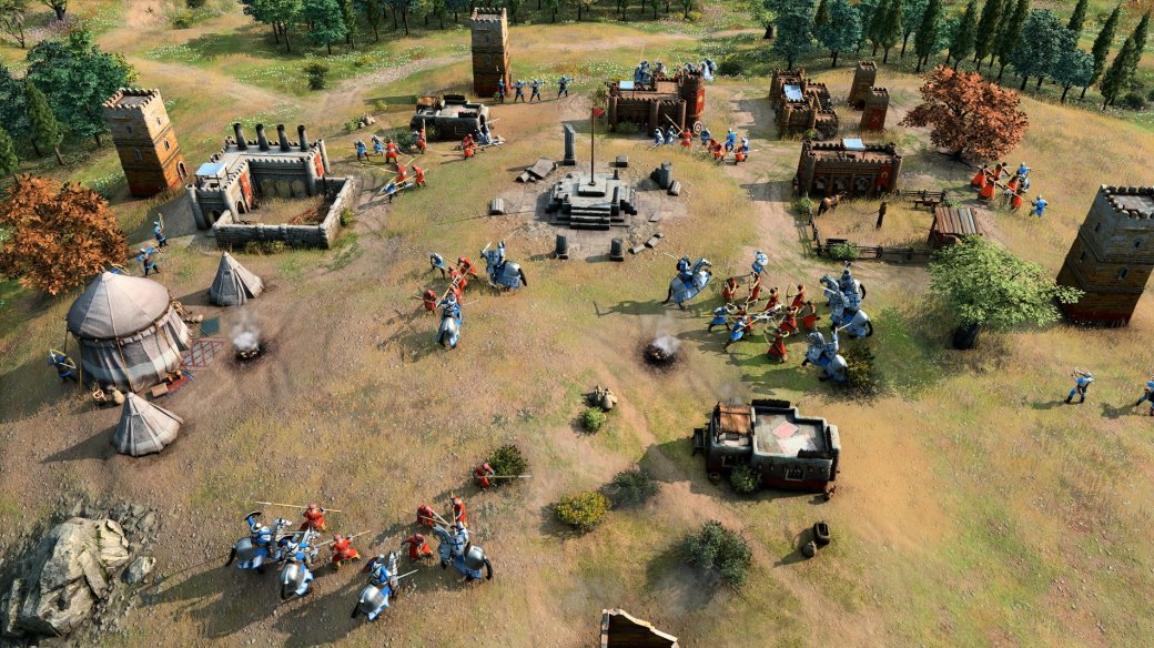 Галерея Age of Empires 4 получит DLC «Рыцари креста и розы» с двумя знаменитыми армиями этой весной - 3 фото