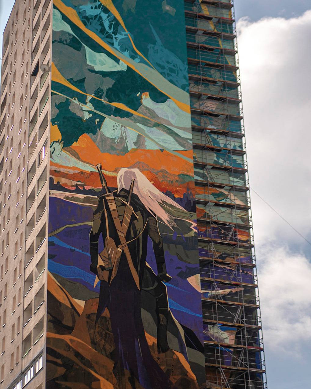 Галерея В Польше заканчивают работу над крупнейшей фреской по «Ведьмаку» - 3 фото
