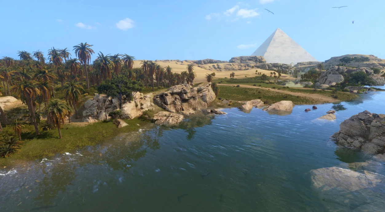 Couverture : capture d'écran de Total War : Pharaoh