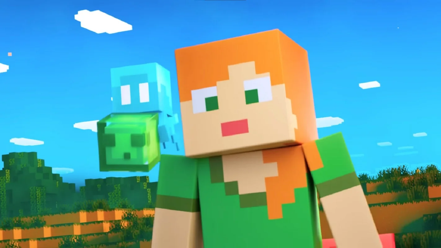Omslag: Minecraft-screenshot