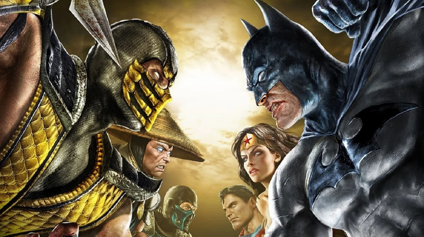 Couverture : Mortal Kombat contre l'affiche DC Universe