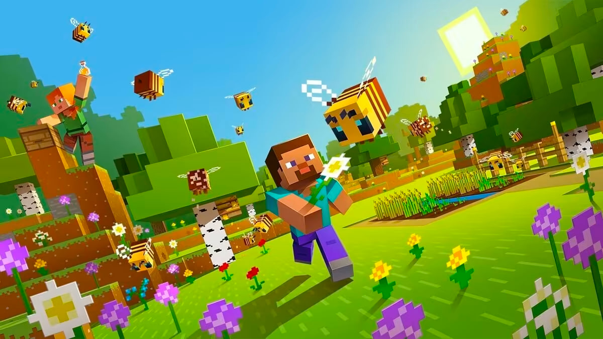 Обложка: постер Minecraft