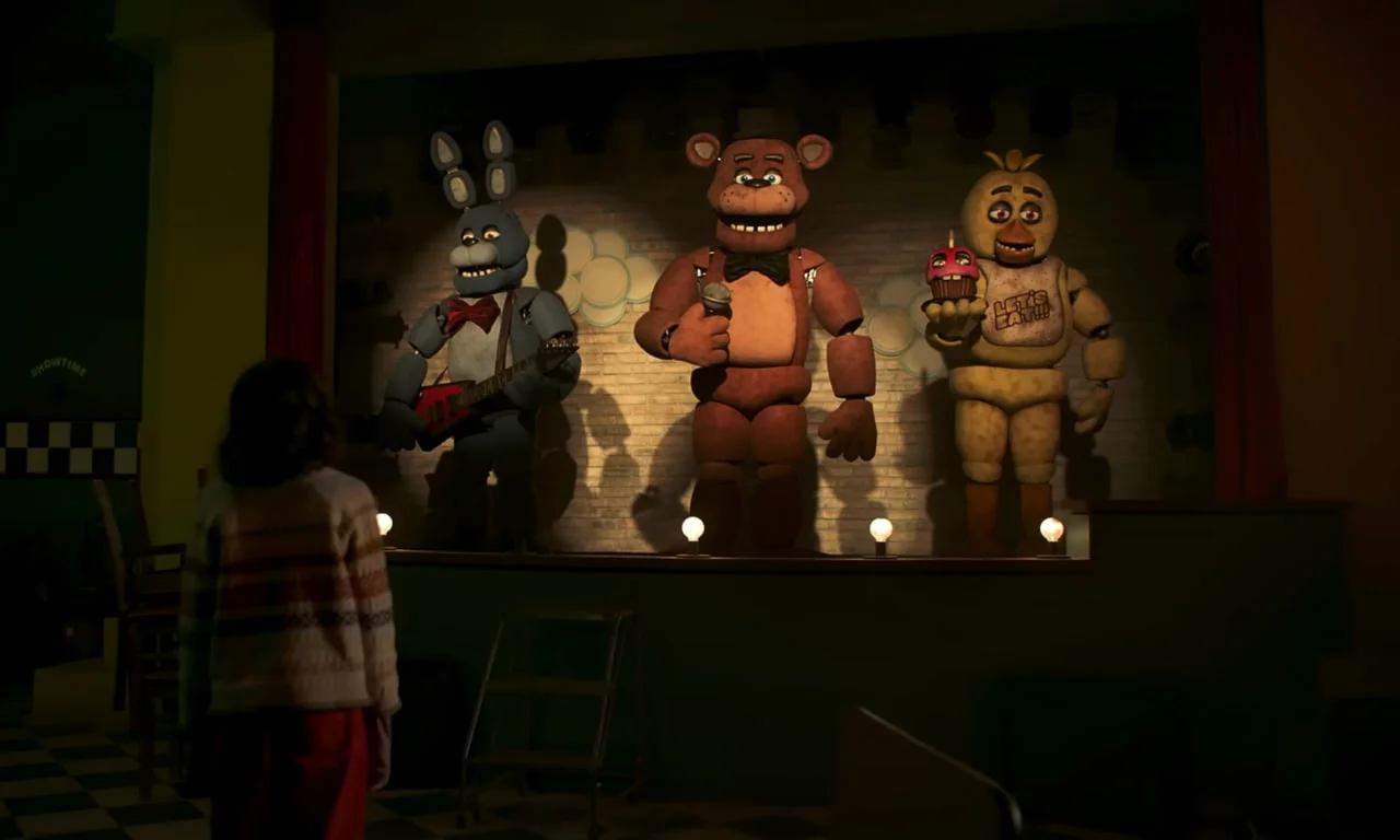Couverture : image tirée de l'adaptation cinématographique de Five Nights at Freddy's