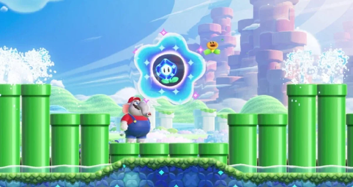 Couverture : capture d’écran de Super Mario Bros.  Merveille
