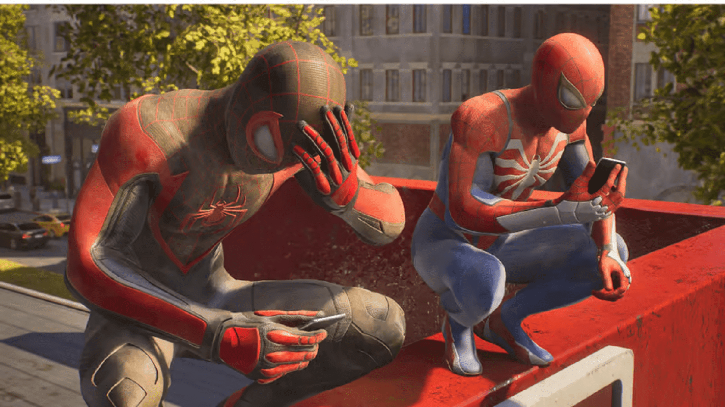 Обложка: скриншот игры Marvel's Spider-Man 2