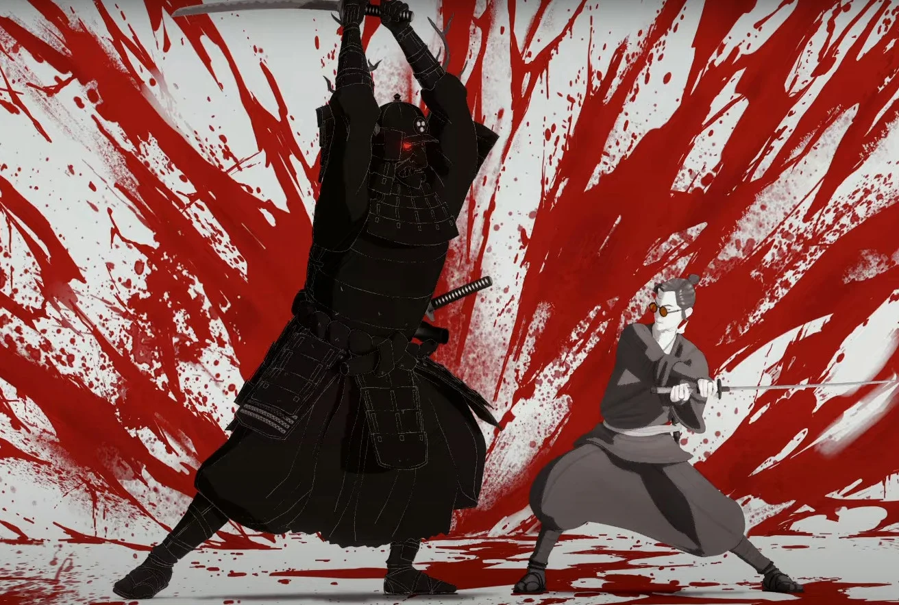 Обложка: кадр из трейлера Blue Eye Samurai