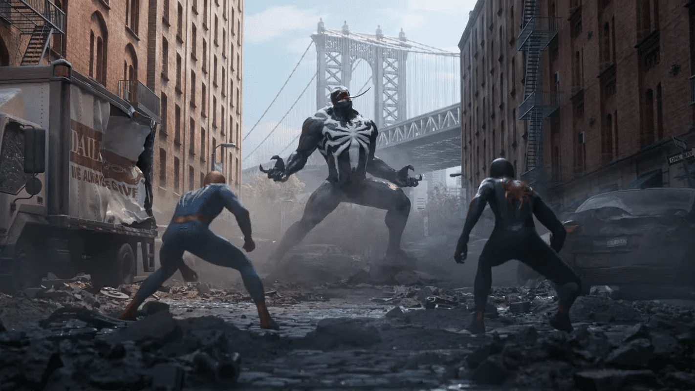 Обложка: скриншот игры Marvel's Spider-Man 2