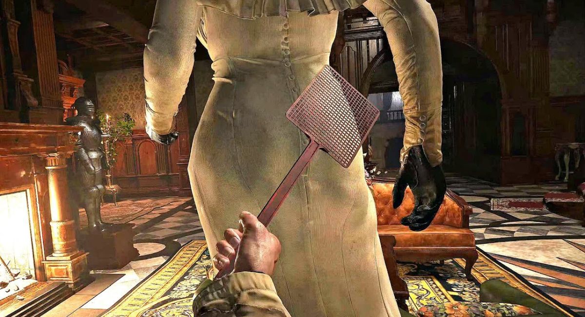 Скриншот Resident Evil Village с модом Fly Swatter's