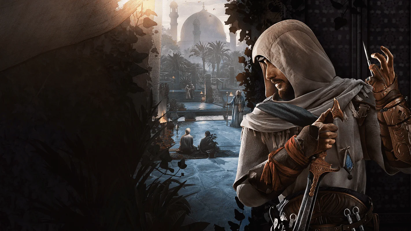 Couverture : capture d'écran du jeu Assassin's Creed Mirage
