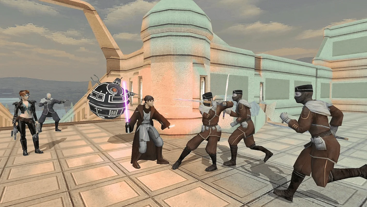 Couverture : capture d'écran du jeu Star Wars Heritage Pack