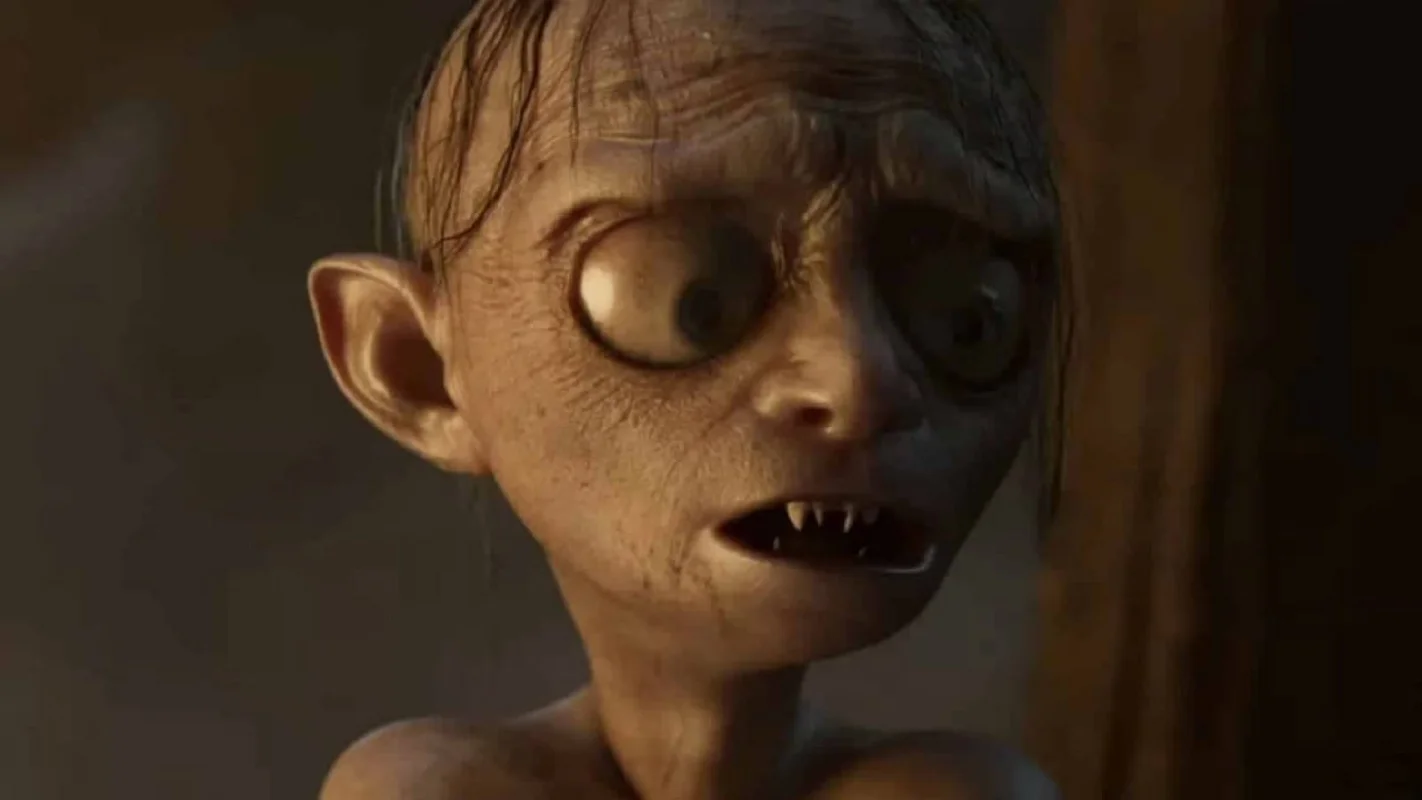 Omslag: screenshot van The Lord of the Rings: Gollum