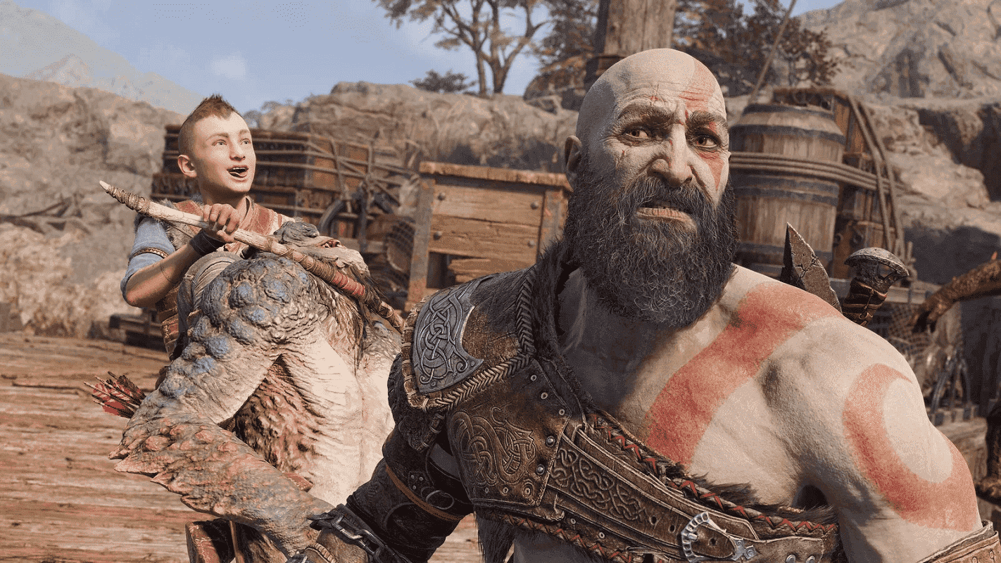 Обложка: скриншот игры God Of War: Ragnarok
