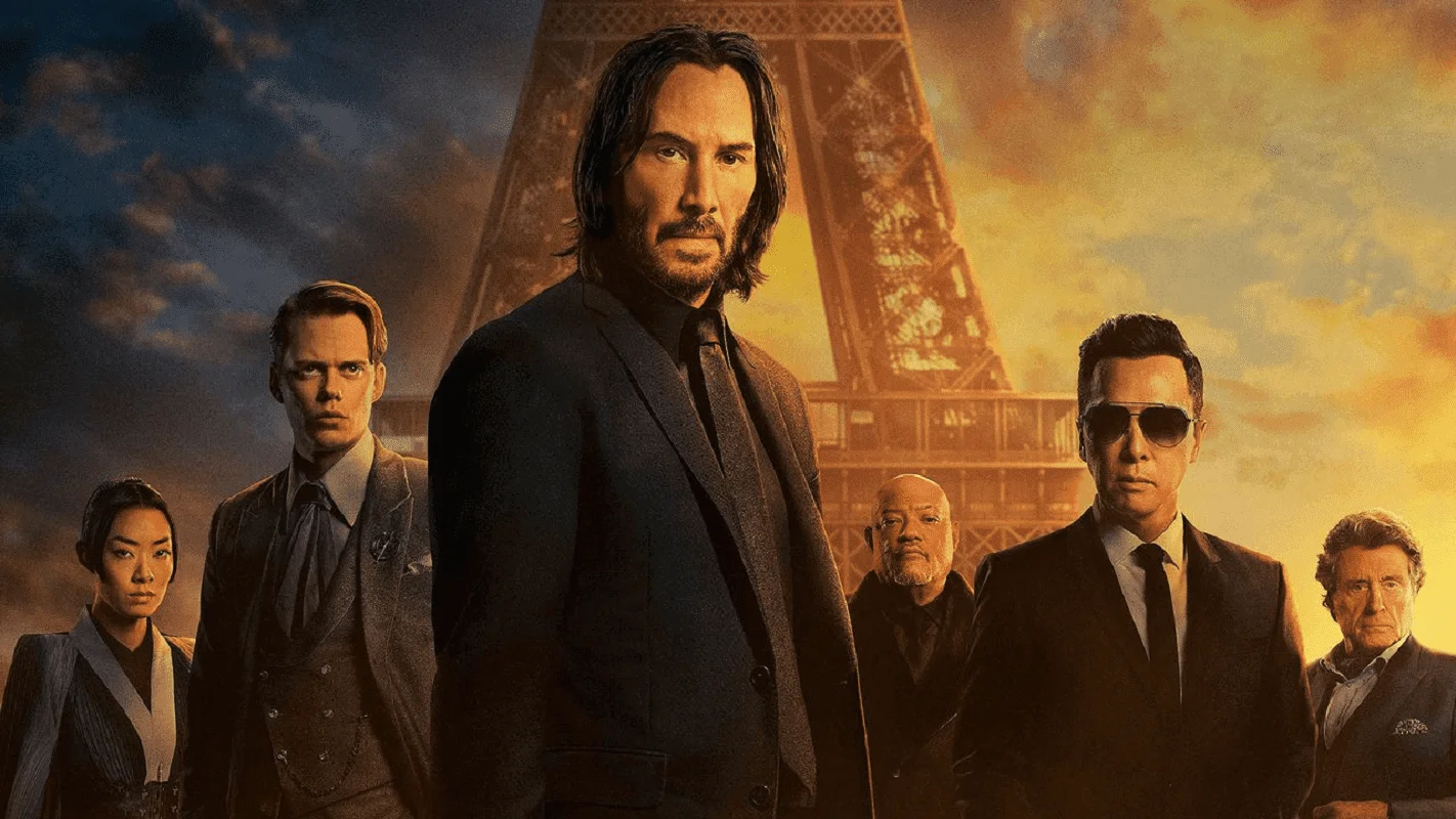 Обложка: постер фильма «Джон Уик 4»