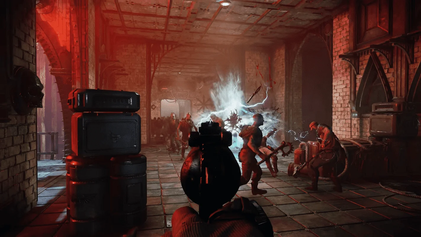 Обложка: скриншот игры Warhammer 40,000: Darktide