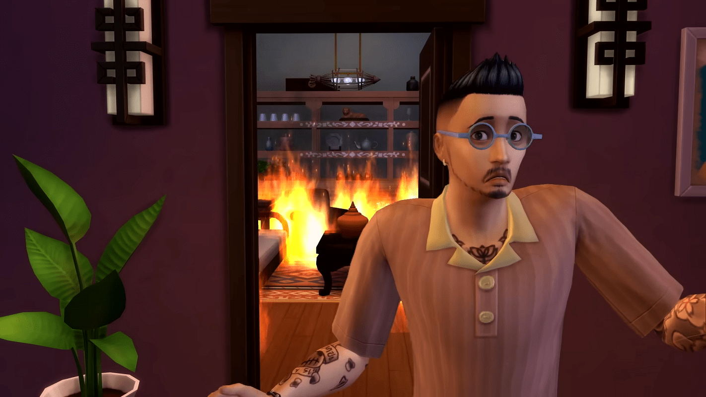 Обложка: скриншот игры The Sims 4