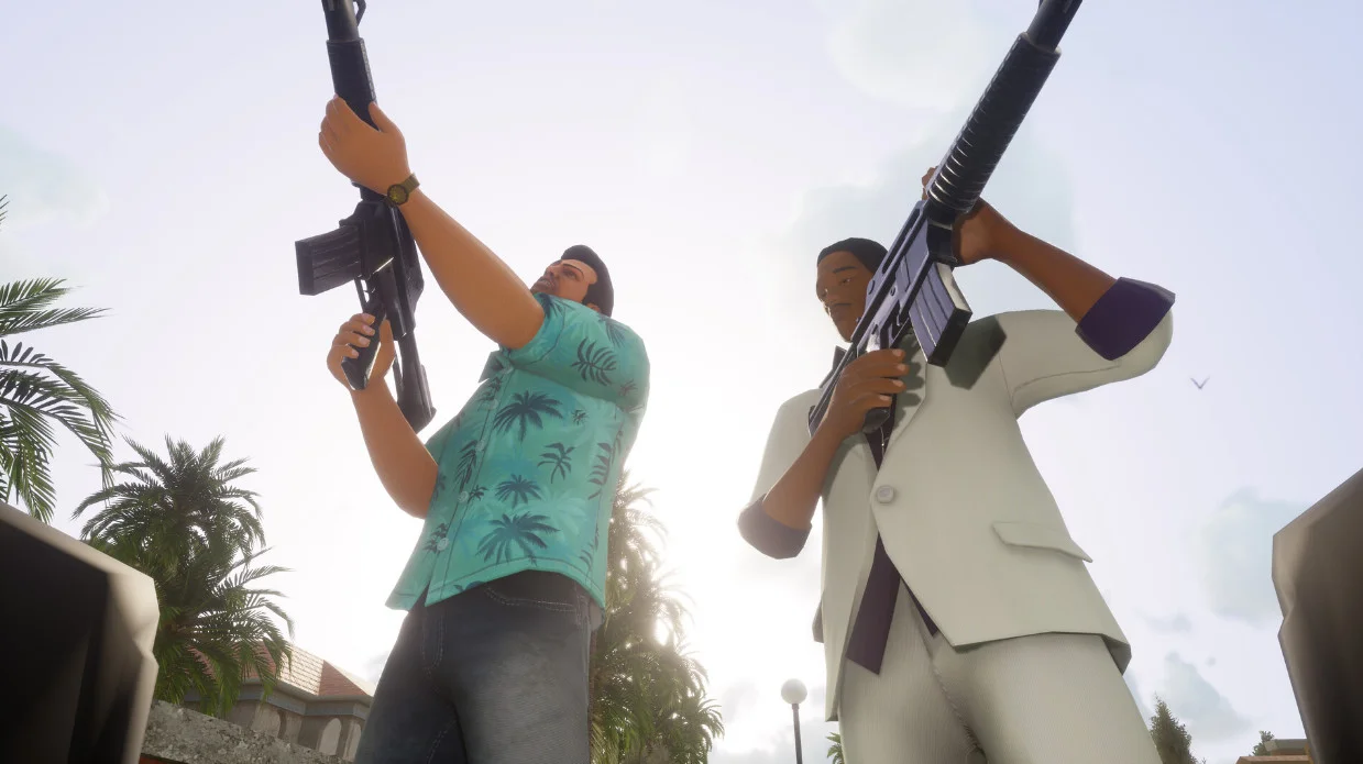 Обложка: скриншот GTA Vice City The Definitive Edition