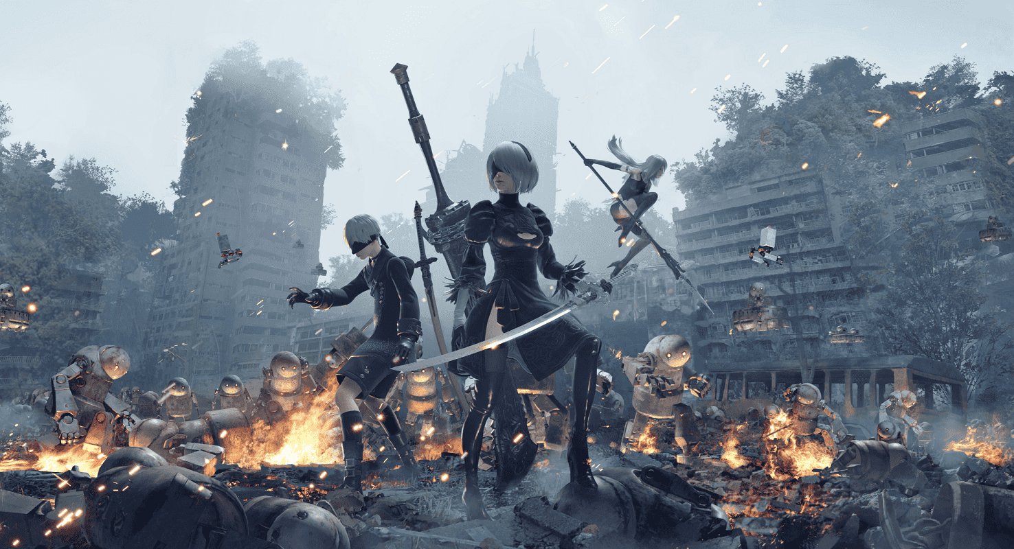 Обложка: игра NieR: Automata