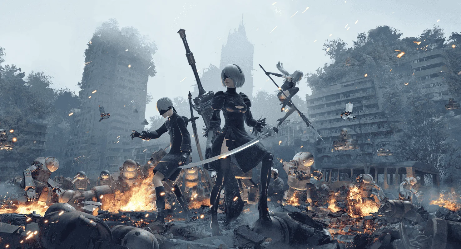 Обложка: игра NieR: Automata