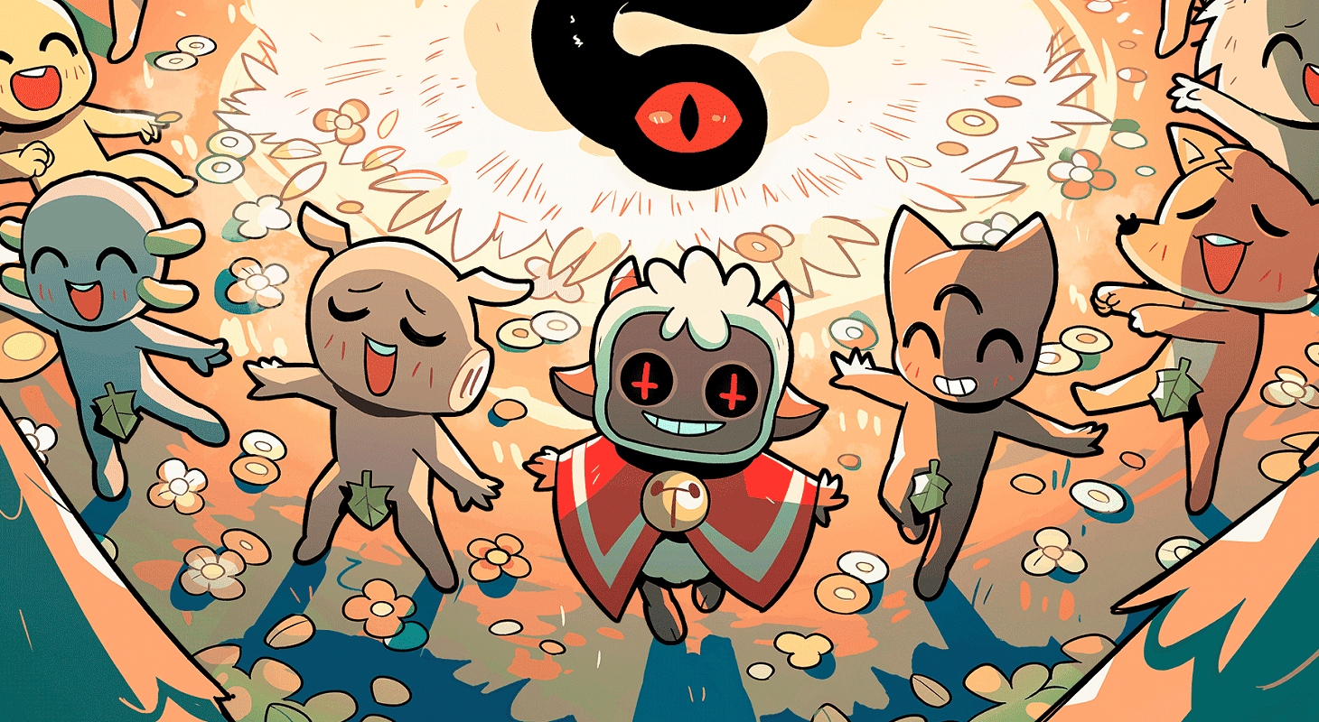 Обложка: скриншот игры Cult of the Lamb