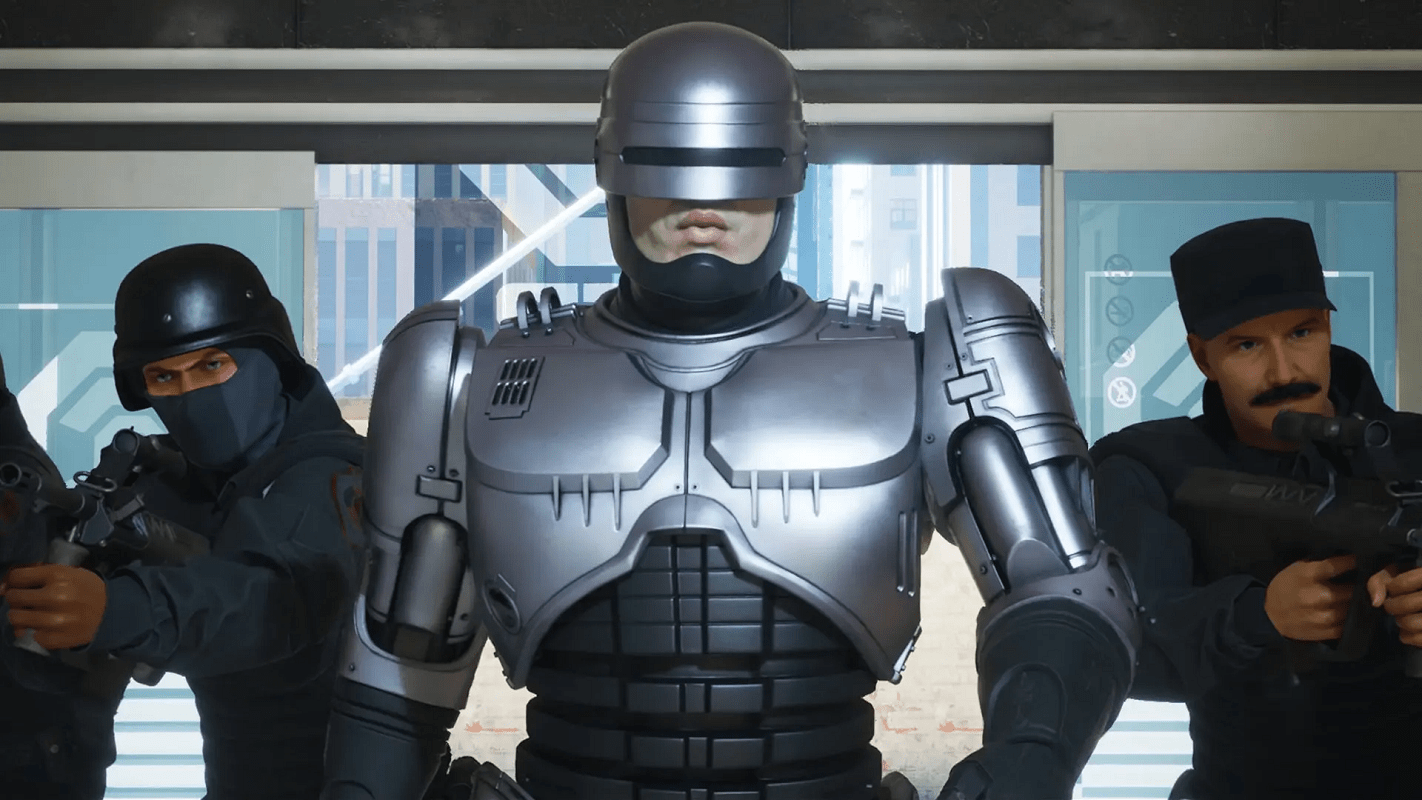 Обложка: скриншот игры RoboCop: Rogue City