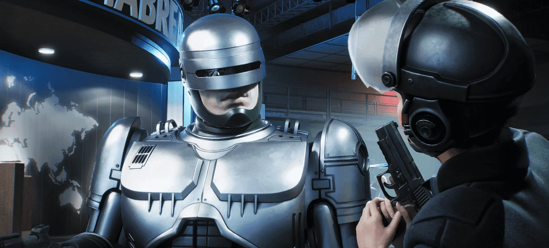 Обложка: скриншот игры RoboCop: Rogue City