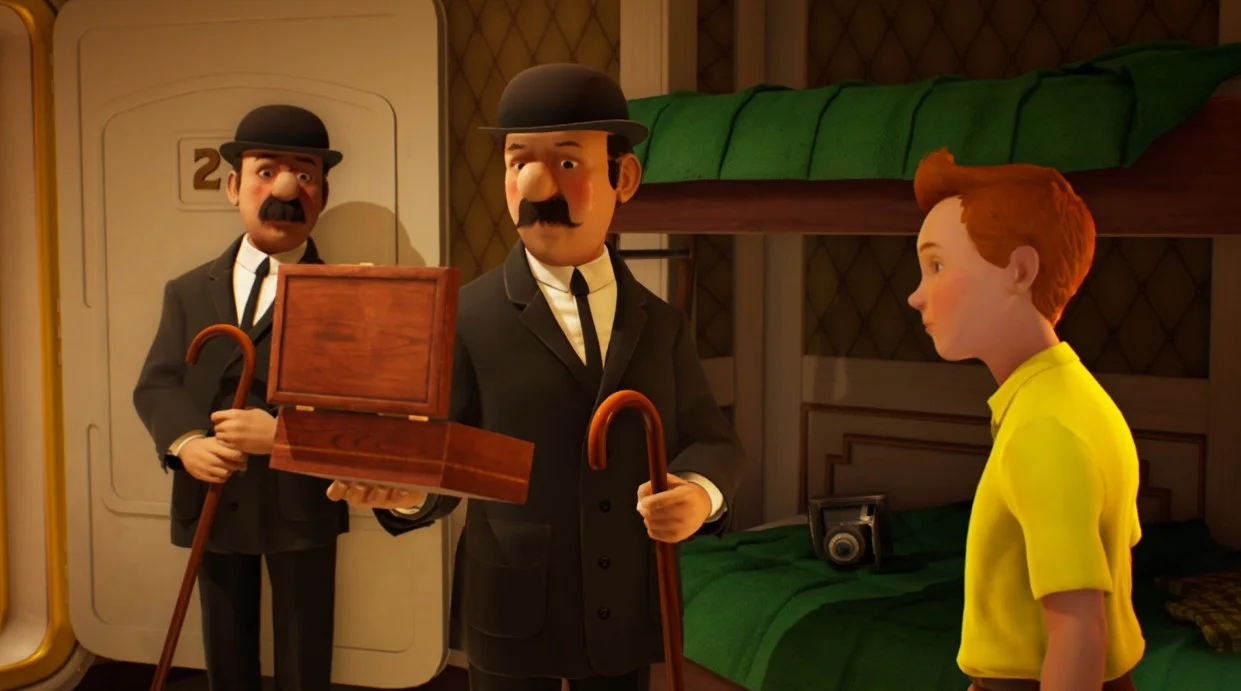 Обложка: скриншот Tintin Reporter: Cigars of the Pharaoh