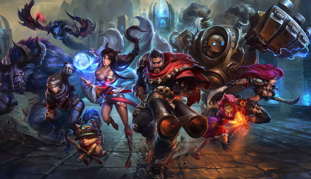 Обложка: постер League of Legends